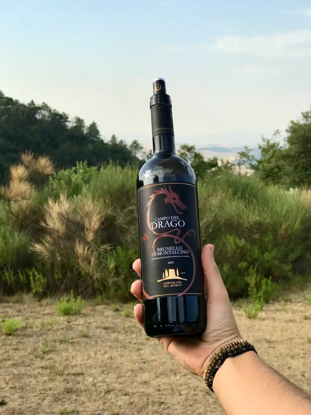 Campo del Drago Brunello di Montalcino at the estate